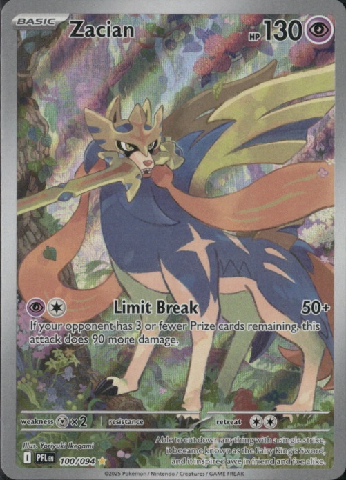 Producto - Zacian - 100/094 - ME02: Phantasmal Flames (PFL)