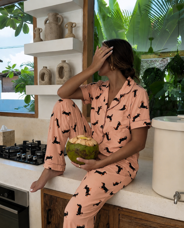 Producto - Pijama camisero largo mangas cortas - - 0