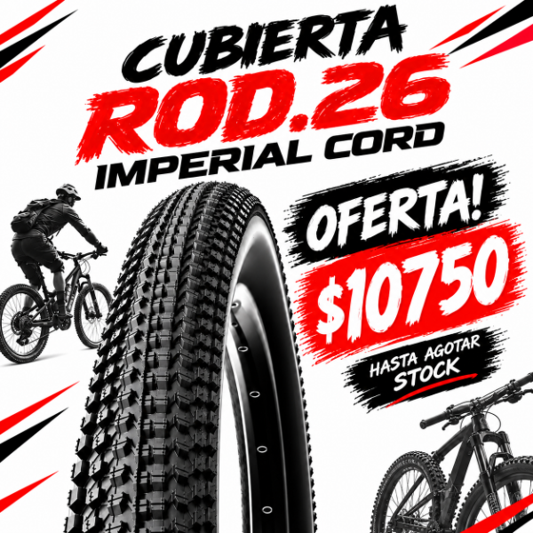 Producto - Cubierta 26 x 1.95  Imperial Cord