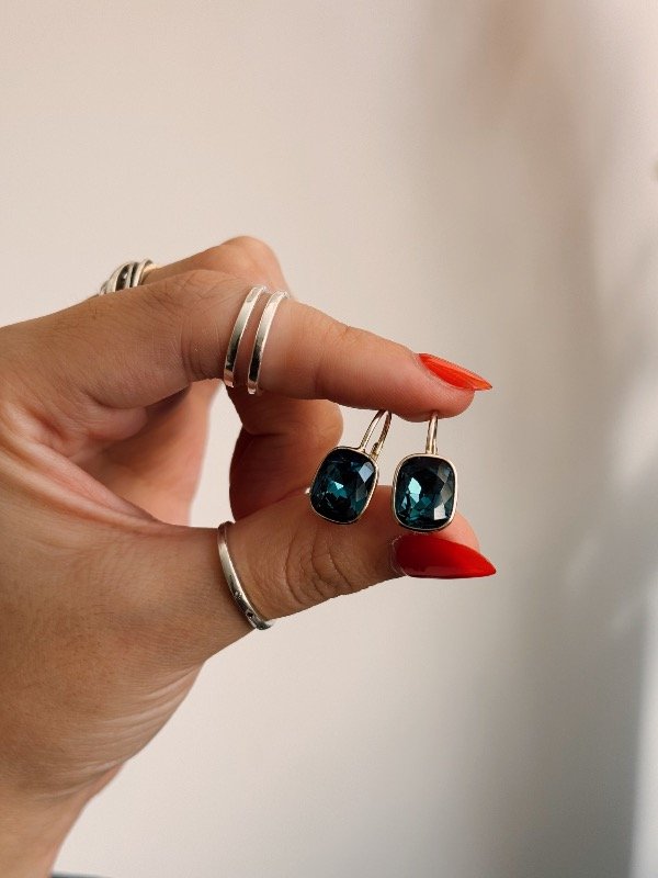 Producto - Aros brizura Feme azul oscuro