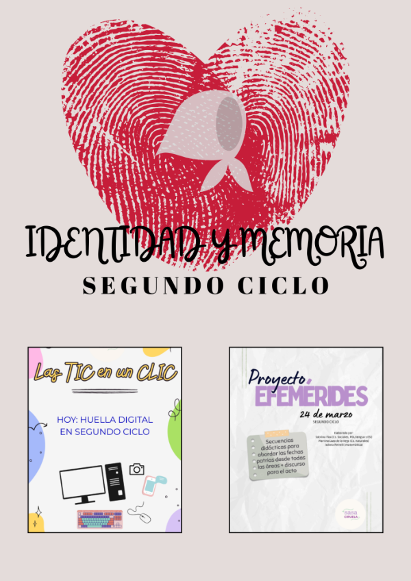 Producto - COMBO IDENTIDAD Y MEMORIA - SEGUNDO CICLO