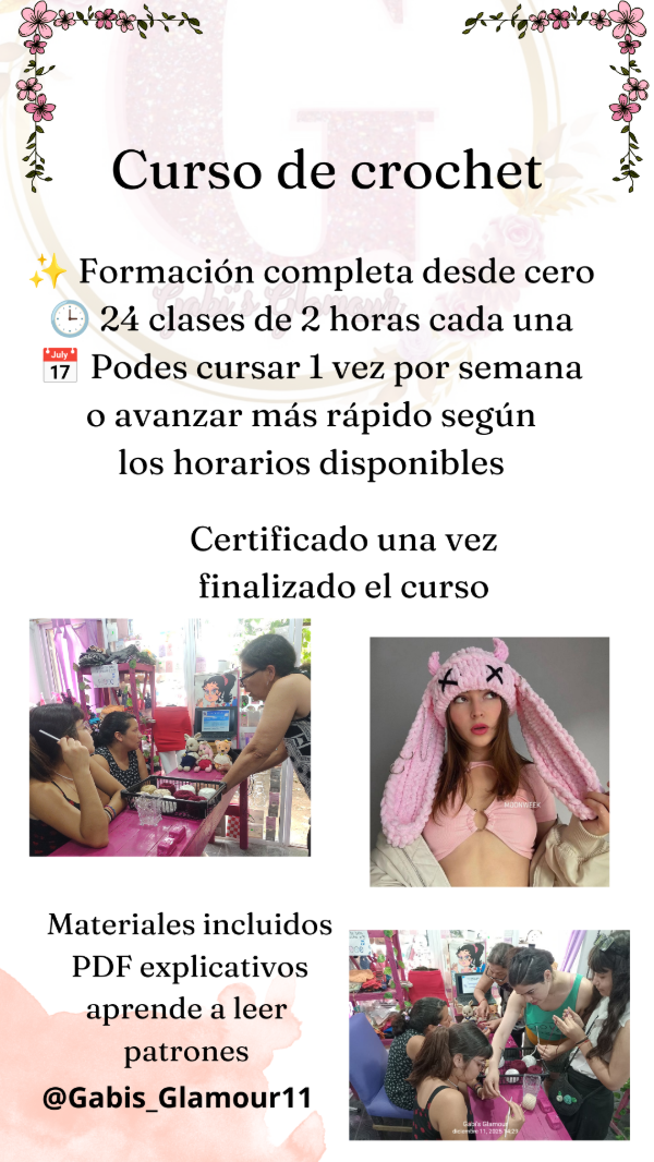 Producto - Curso de crochet