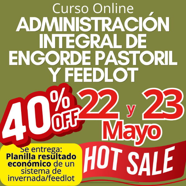 Producto - Curso Online: Administración Integral de Engorde Pastoril y Feedlot