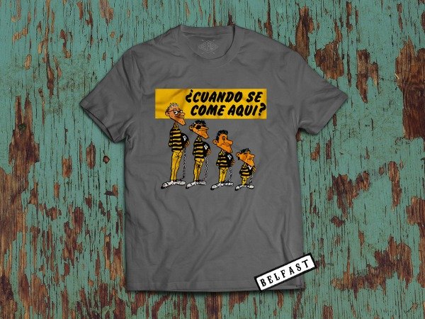 remera siniestro total cuando se come aqui — imagen 3
