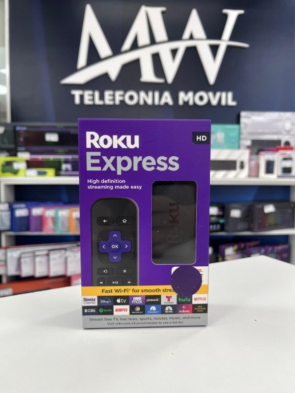 Producto - Roku Express HDMI FULL HD DTS+DOBLY con Control 3960R