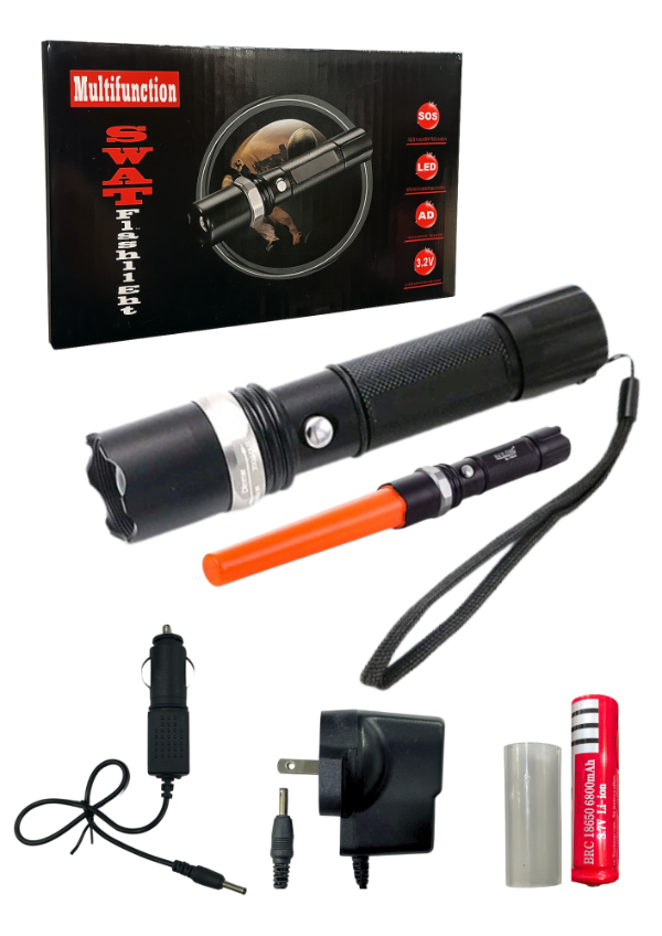 Producto - LINTERNA MULTIFUNCION SWAT 459