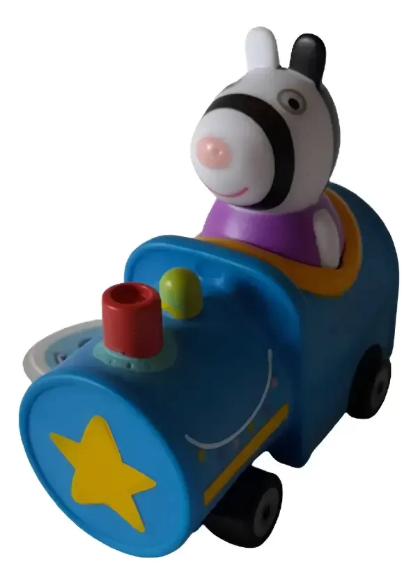 Producto - Peppa Pig Vehiculos Chicos Con Figura Fija Zoe Zebra