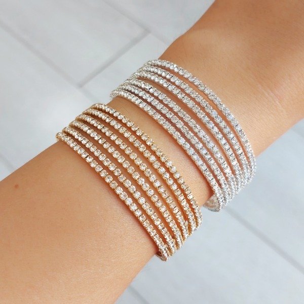 Producto - Pulsera ancha con strass