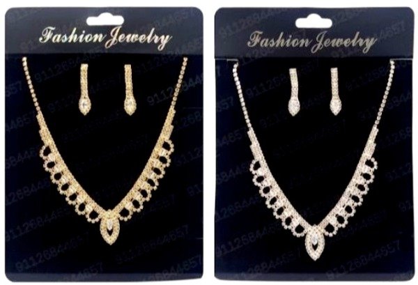 Producto - Gargantilla y aros de strass  CON 118 1093 AB 11/25