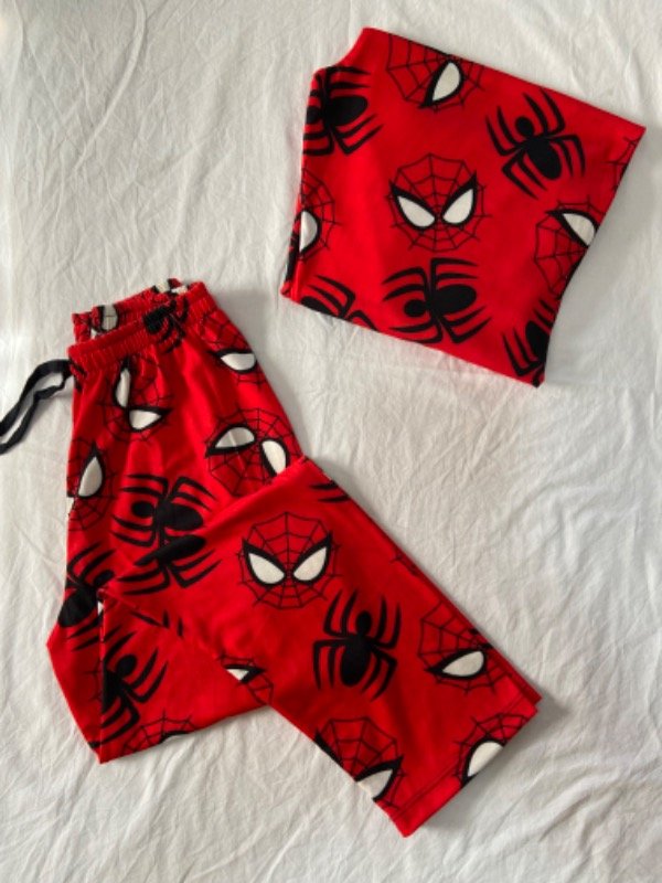 Producto - Pantalon Pijama Spiderman rojo de verano - 0