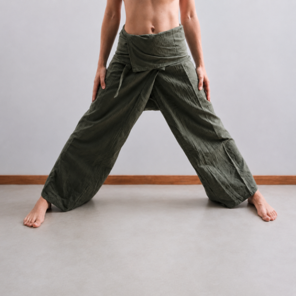 Producto - Pantalon Tailandes Verde Oliva