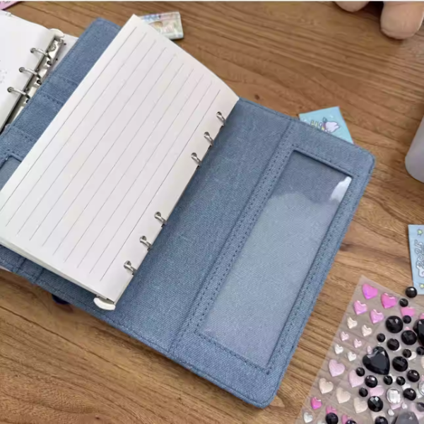 Producto - Carpeta A6 Denim Star White - 2
