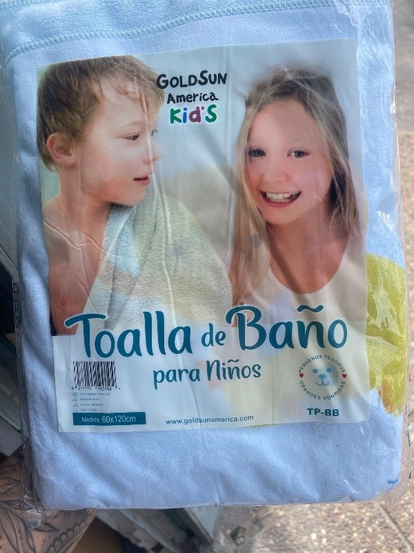 Producto - Toallas de baño para niños