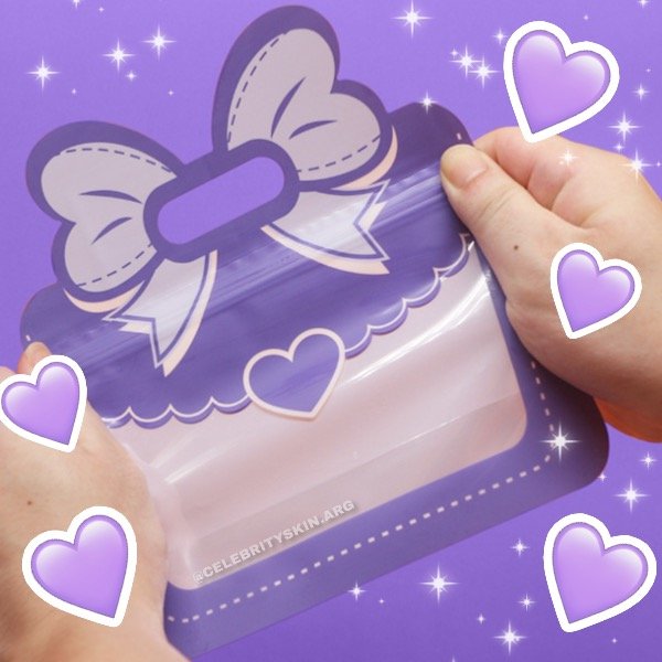 Producto - BOLZA ZIPLOC VIOLETA MOÑO 18X15CM X 5 UNIDADES