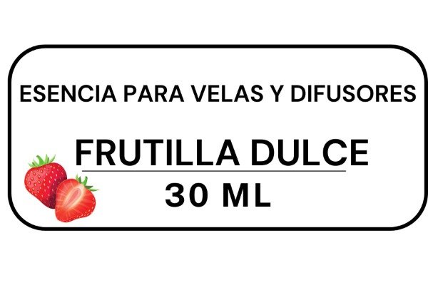 Producto - Esencia para velas y difusores FRUTILLA DULCE 30ML