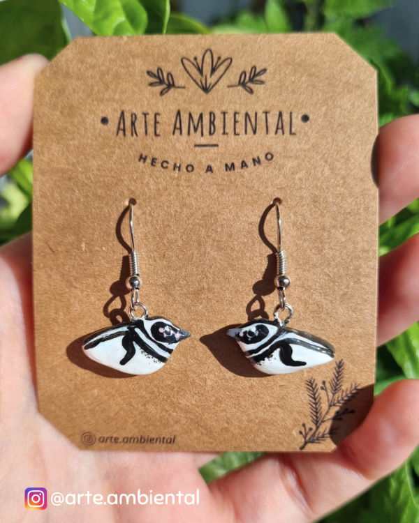 Producto - Aritos de Pinguino de Magallanes (colgantes)