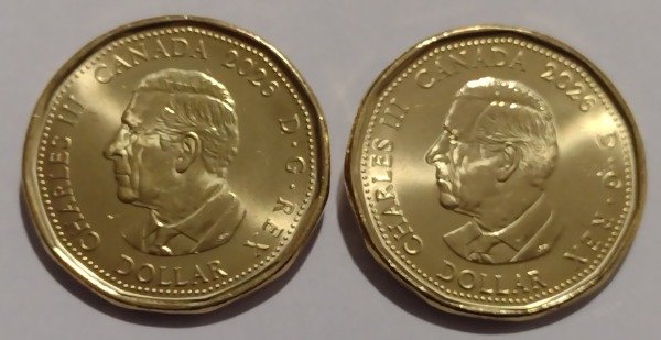 Producto - Canadá 1 dólar 2026 Mundial de Futbol (color + común) - 1