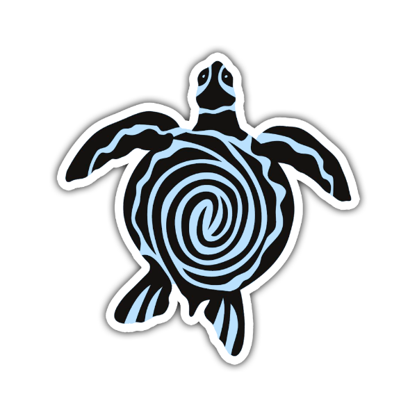 Producto - Sticker Generales Diseño 477 Tortuga Mar Playa