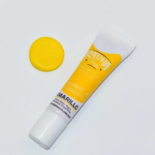 Producto - Colorante en gel amarillo RADHA