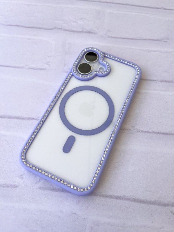 Producto - BORDE STRASS MAGSAFE LILA