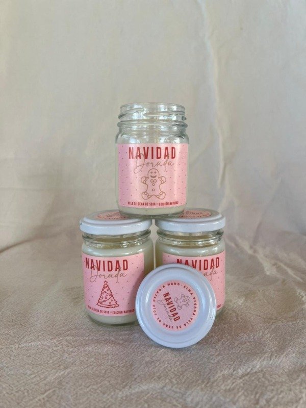 Producto - Pre venta - Vela de soja perfumada 100ml edición navideña