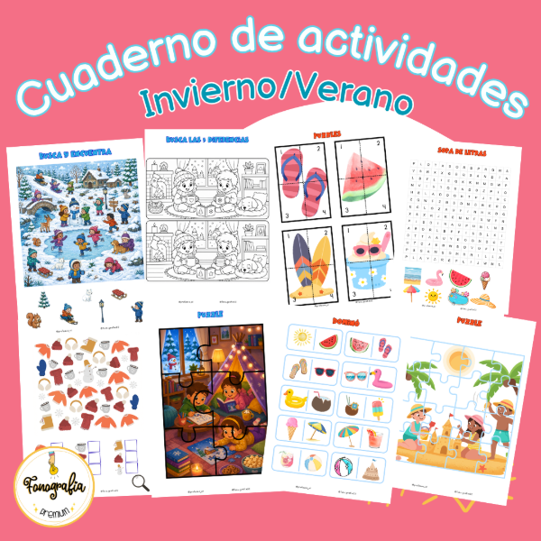 Producto - Cuaderno de actividades Invierno-Verano