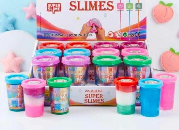 Producto - Pote Slime 4 colores con glitter