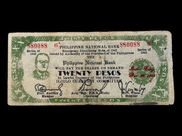 Producto - Filipinas - Ocupación Japonesa (1942) 20 Pesos - Iloilo