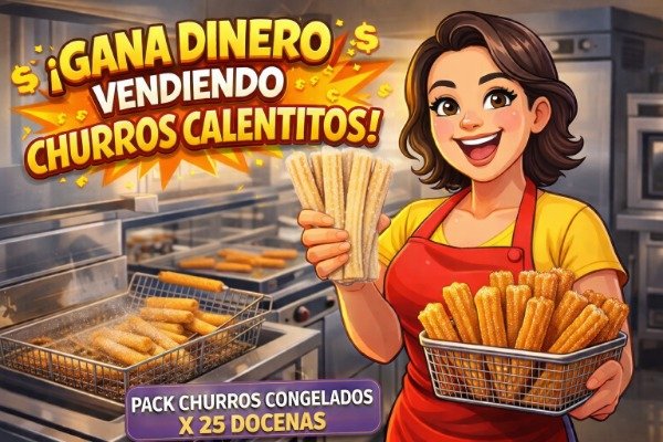 Producto - Churros congelados para revender listos para freír (ELEGIR OPCION)