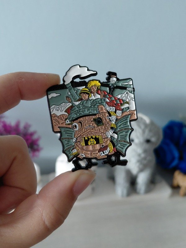 Producto - Pin metalizado - El castillo ambulante de Studio Ghibli #2088