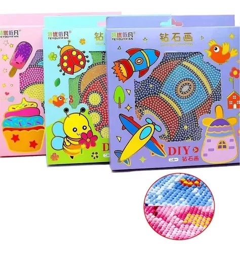 Producto - Cuadritos Pintura diamond +4 años