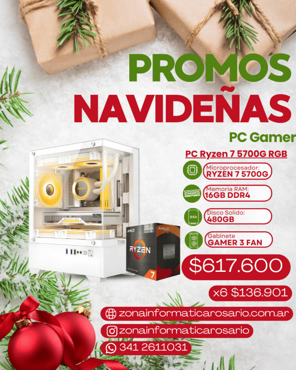 Producto - PC PROMO RYZEN 7 5700G RGB