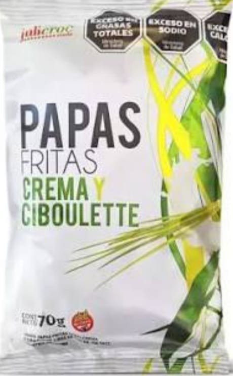 Producto - PAPAS FRITAS CREMA Y CIBOULETTE JULICROC