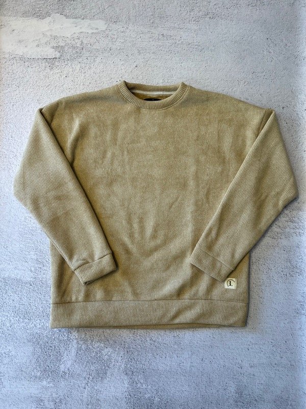 Producto - Sweater Chenille con Corderito Beige