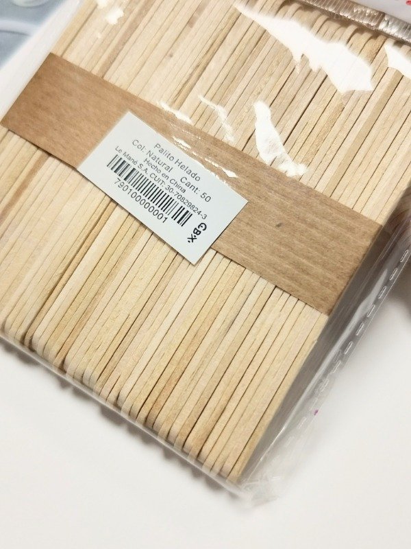 Producto - Palitos de helado cbx - 0