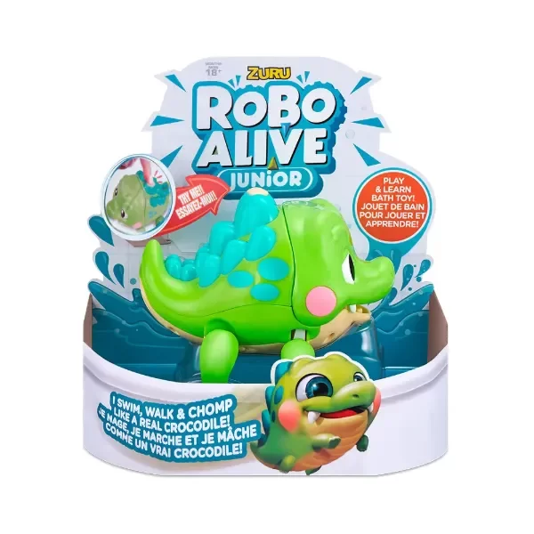 Producto - Robo Alive Junior Cocodrilo Nadador 15cm