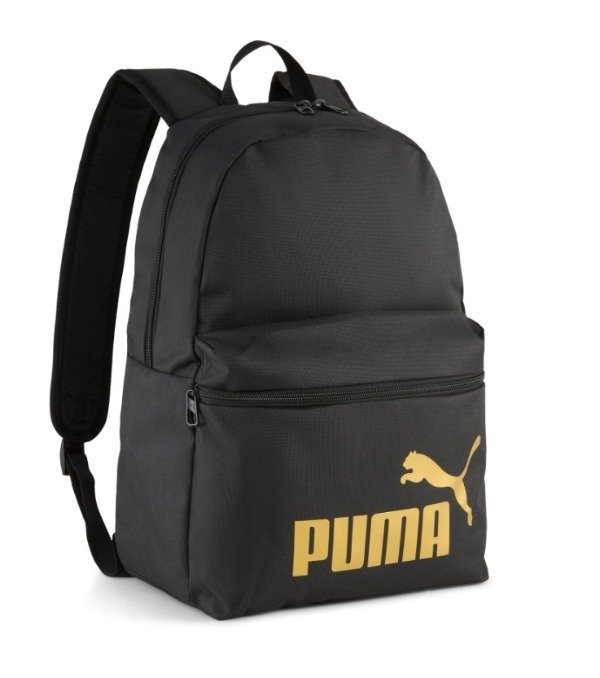Producto - MOCHILA PUMA NEGRA DORADA PHASE BACKPACK