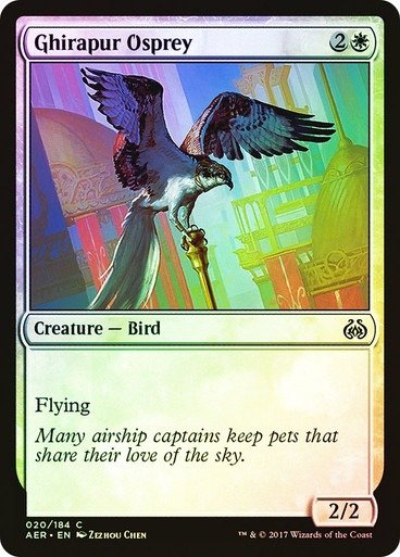 Producto - Ghirapur Osprey Foil  Aether Revolt