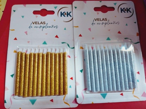 Producto - Velas gliter x12