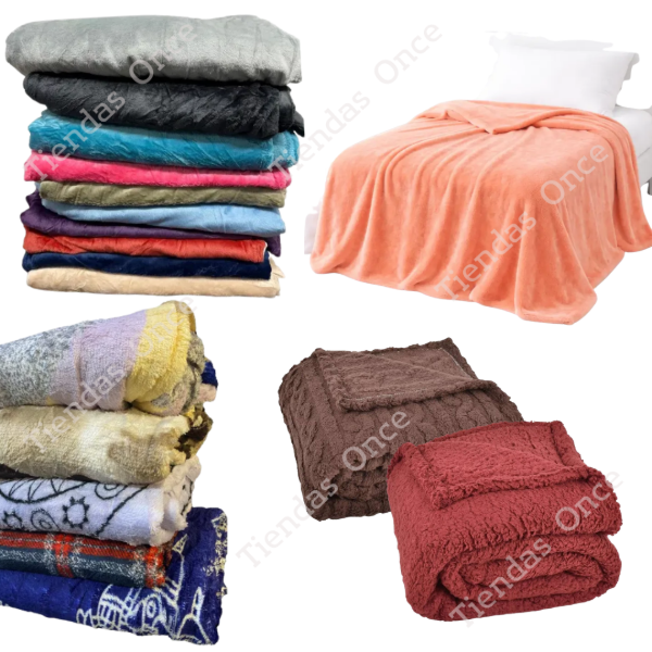 Producto - Mantas PLUS 2 plazas 1/2 - Por 3 unidades