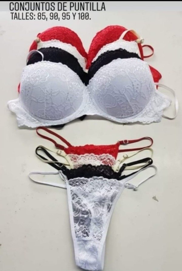 Producto - Conjunto Encaje Con Aro