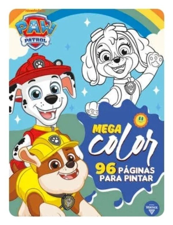 Producto - Revista Para Pintar Mega Color: Paw Patrol