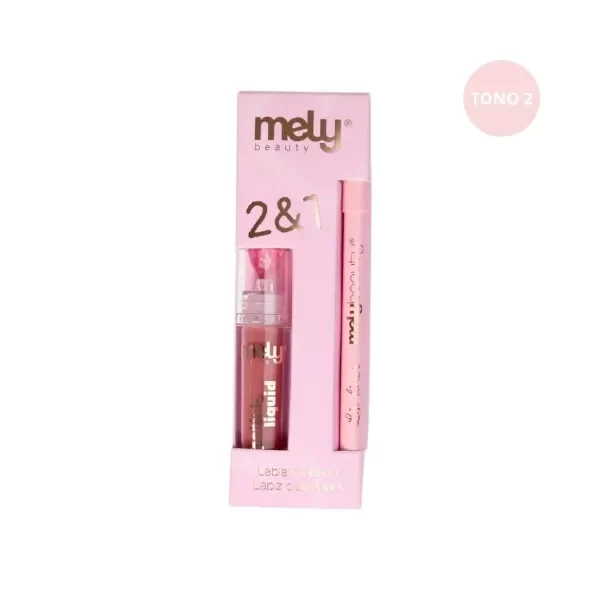 Producto - Combo de labial y delineador Mely