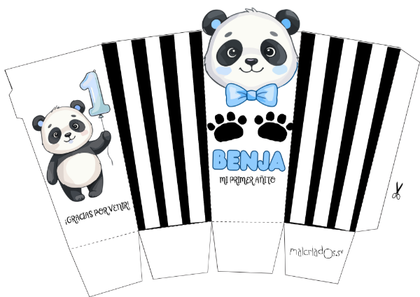 Producto - IMPRIMIBLE PANDA NIÑO