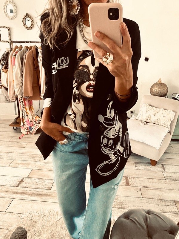 Producto - Blazer mickey negro