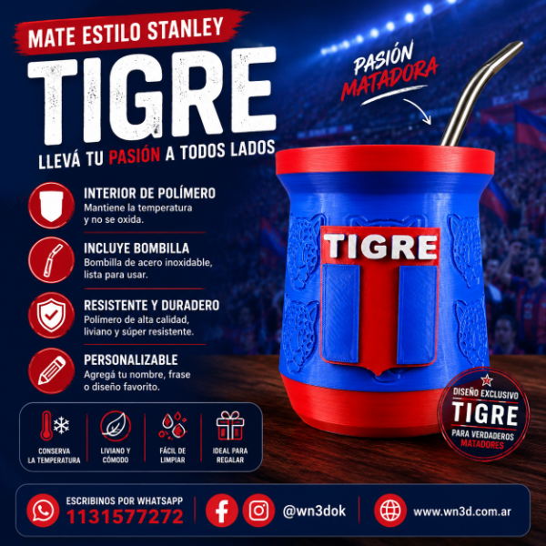 Producto - Mate Tipo Stanley de Tigre