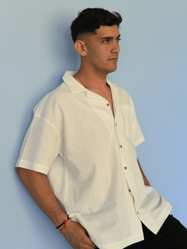 Producto - Camisa de lino Kazuma blanca Ratier - 0