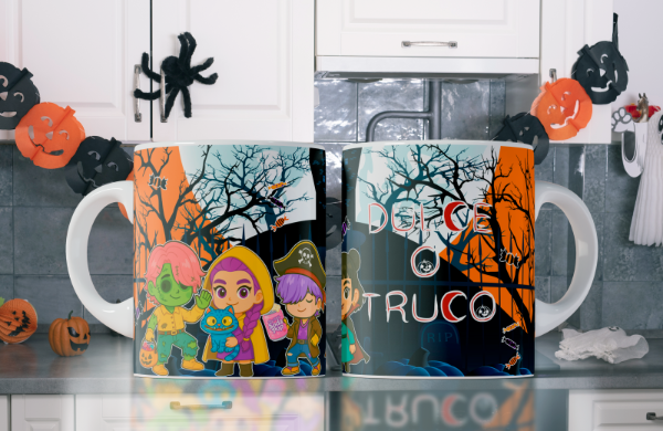 Producto - TAZAS HALLOWEEN GUERRERAS K-POP