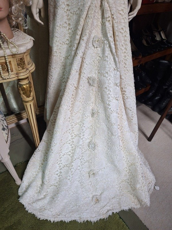 Producto - Vestido de Novia de Guipiur con cola - 5