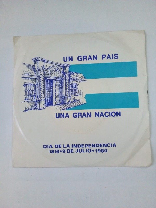 Producto - Un gran país una gran nación - Antártida - Disco Aniversario 9 de julio 1980